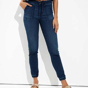 American Eagle | High Waisted Jogger Drawstring Skinny Jeans